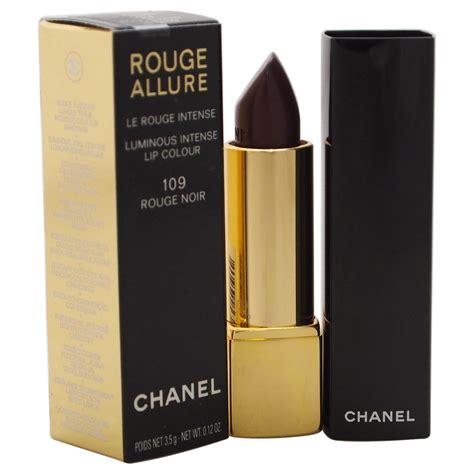 chanel lipstick 109 rouge noir|chanel rouge intense lipstick.